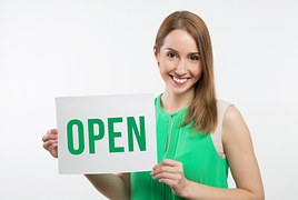 woman holding paper 